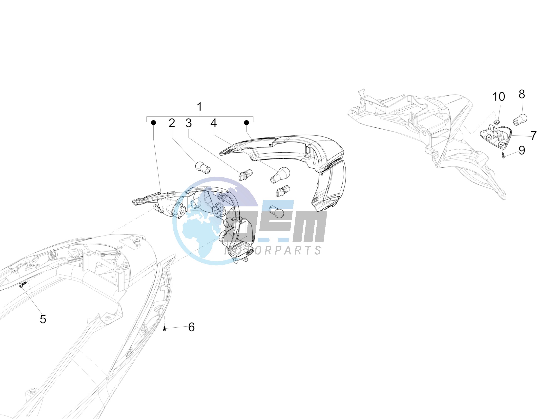 Rear headlamps - Turn signal lamps