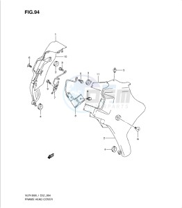 VLR1800 drawing FRAME HEAD COVER