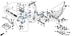 TRX500FM6H Europe Direct - (ED) drawing FRONT BRAKE MASTER CYLINDER