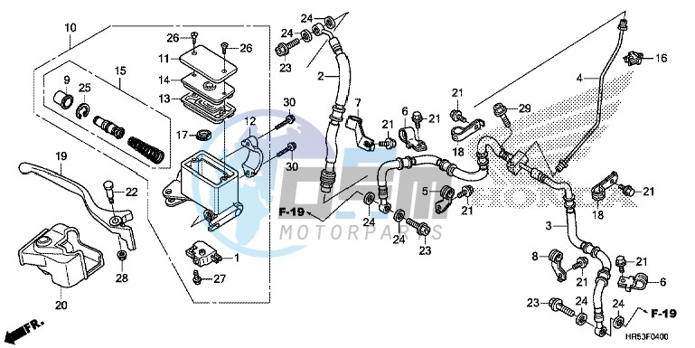 FRONT BRAKE MASTER CYLINDER