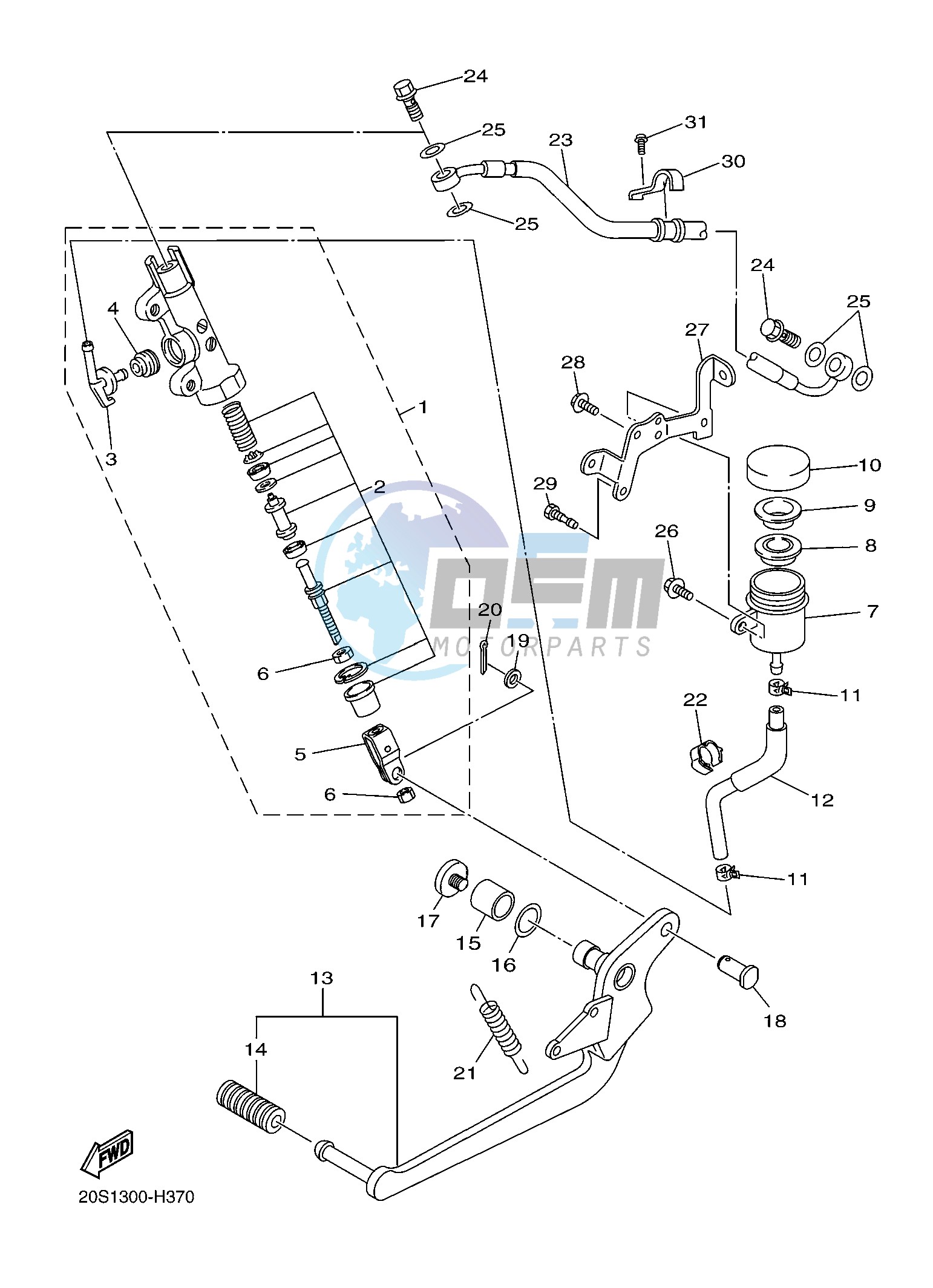 REAR MASTER CYLINDER