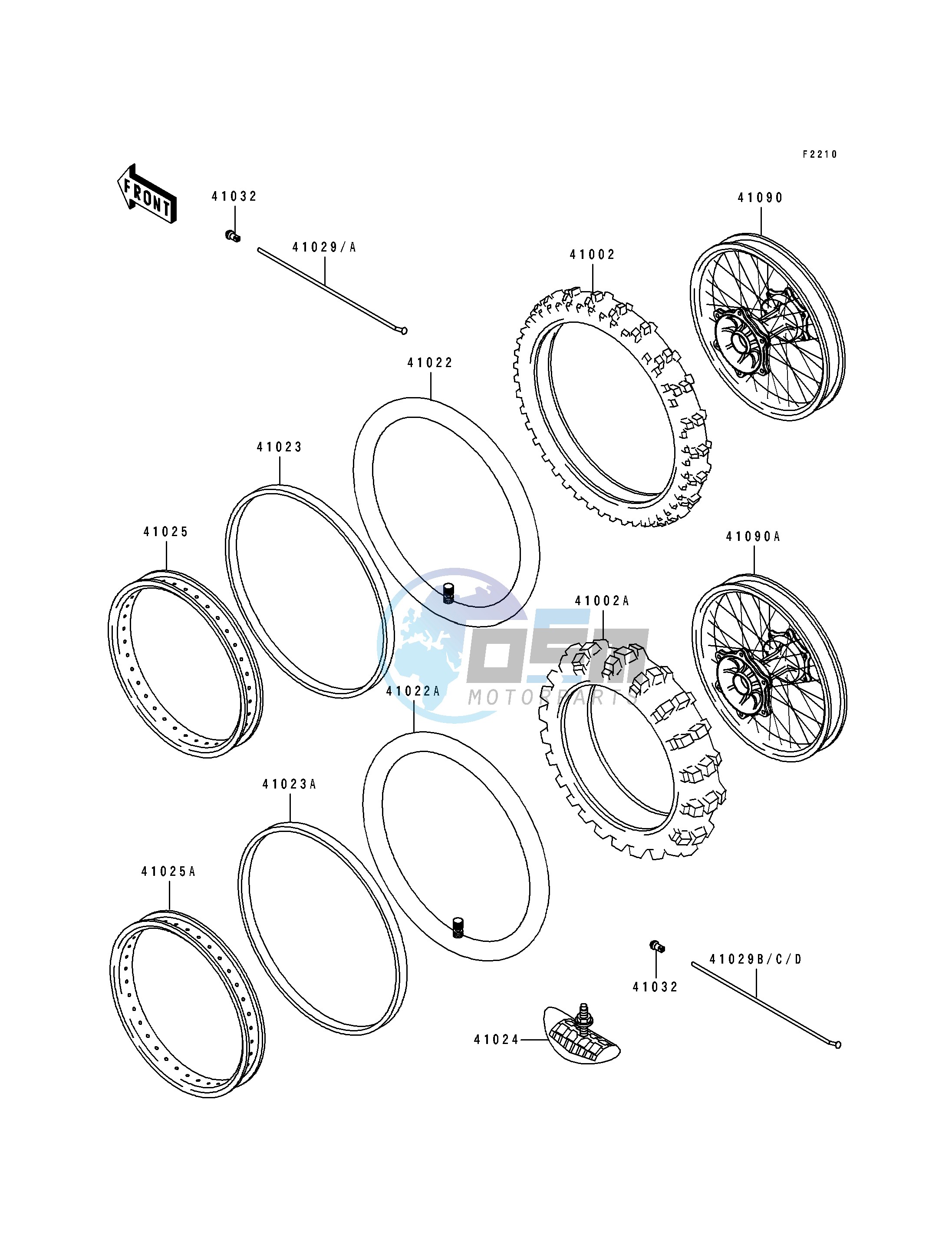 TIRE-- KX80-R1- -