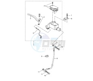 BW'S 50 drawing FRONT MASTER CYLINDER