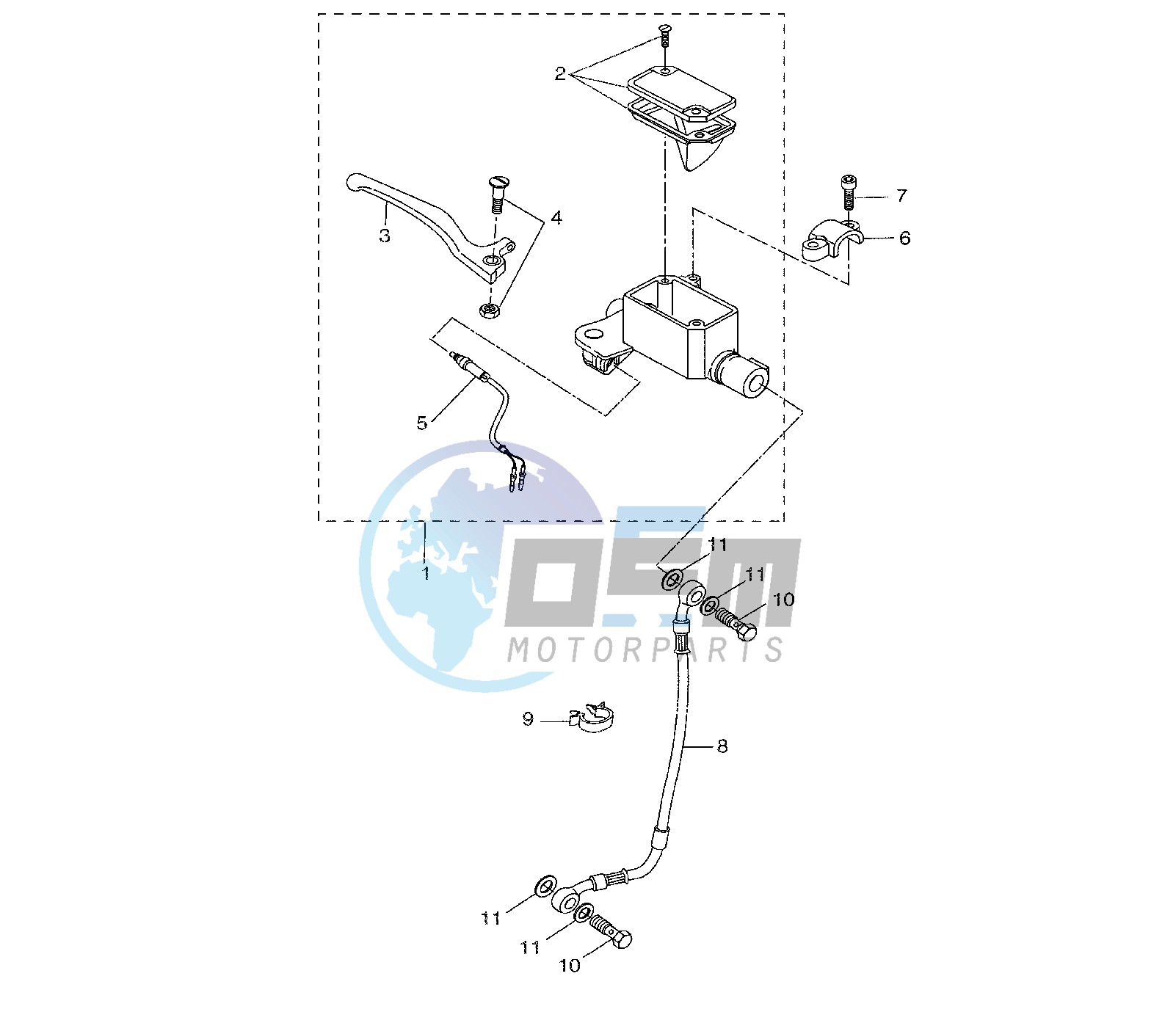 FRONT MASTER CYLINDER