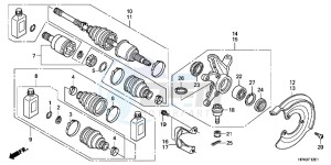 TRX420FPMC TRX420 ED drawing FRONT KNUCKLE (4WD)