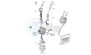 SMT 50 drawing Carburettor