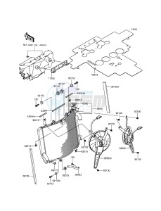 ZZR1400 ABS ZX1400FFFA FR GB XX (EU ME A(FRICA) drawing Radiator