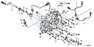 NC750DH NC750D ED drawing CRANKSHAFT/PISTON