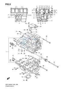 GSF1250 (E2) Bandit drawing CRANKCASE