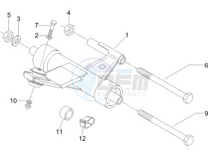 LX 50 4T-4V Touring drawing Swinging arm