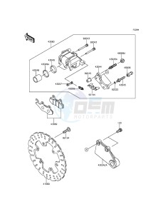 NINJA_250SL BX250AFS XX (EU ME A(FRICA) drawing Rear Brake