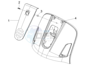 GTS 250 ABS drawing Front shield