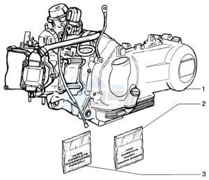 Granturismo 125 L drawing Engine