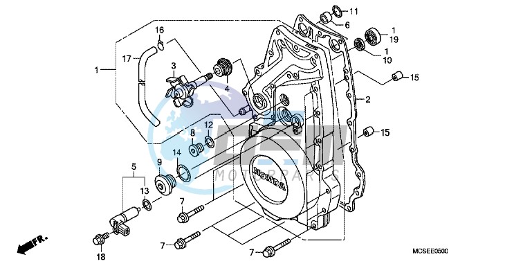 FRONT CRANKCASE COVER