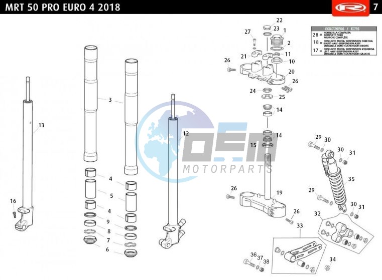 SUSPENSION MRT PRO 2017 Q40