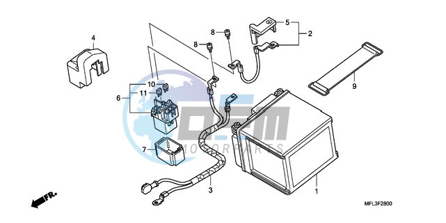 BATTERY (CBR1000RR)