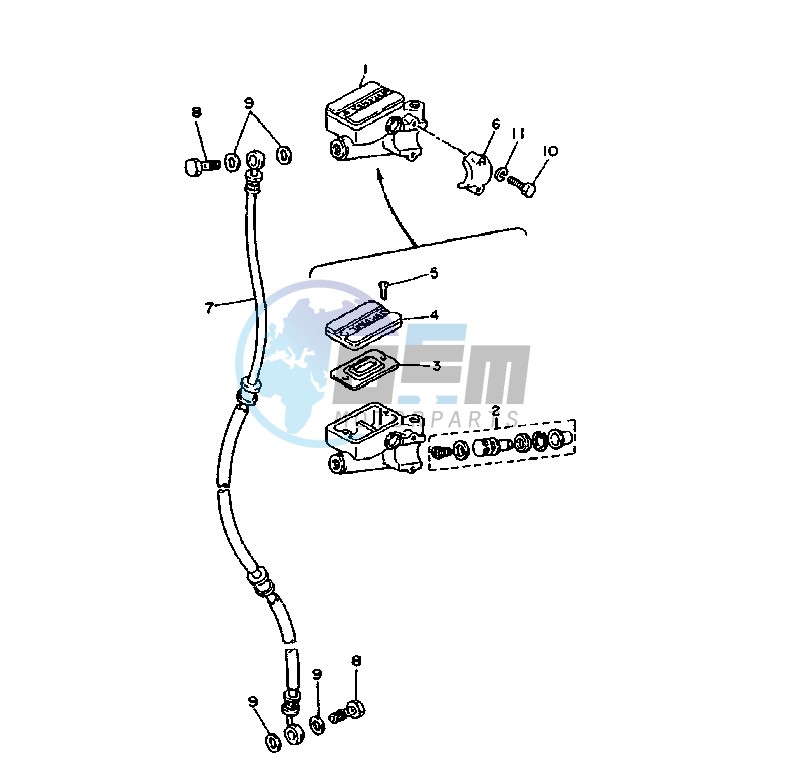 FRONT MASTER CYLINDER