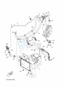 CZD250-A  (BFR1) drawing RADIATOR & HOSE