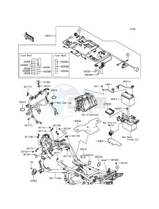 VERSYS 650 KLE650EGF XX (EU ME A(FRICA) drawing Chassis Electrical Equipment