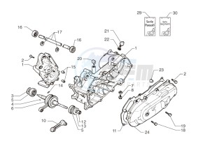 Ark AC 45 Silver-Blue 50 drawing Crankcase – Crankshaft