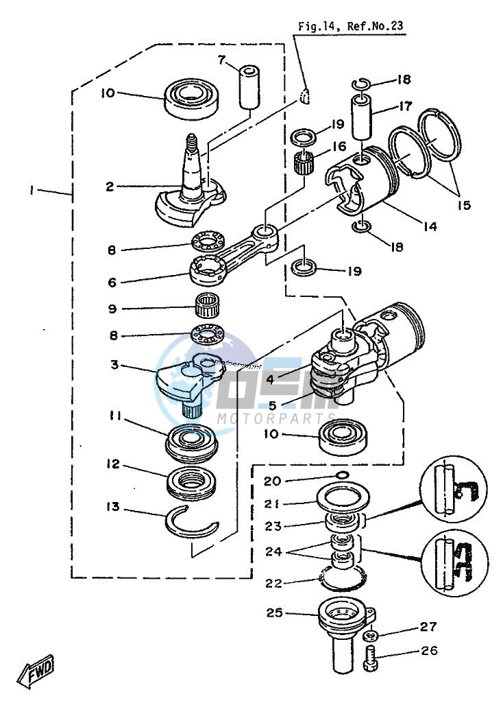 CRANKSHAFT--PISTON