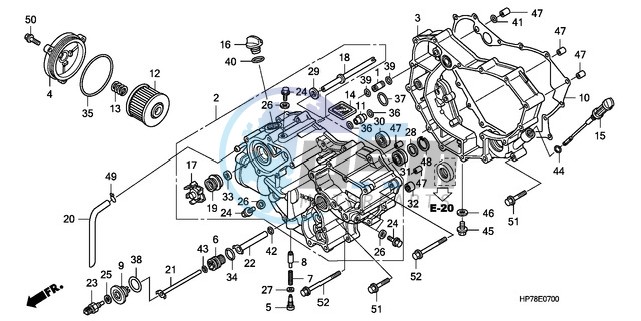 FRONT CRANKCASE COVER