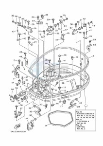 FL225BETX drawing BOTTOM-COVER-1