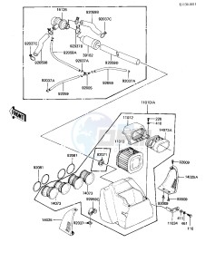 KZ 1000 K [LTD] (K1-K2) [LTD] drawing AIR CLEANER