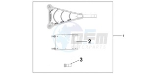 CBR1000RR9 Korea - (KO / MME) drawing TANK BAG