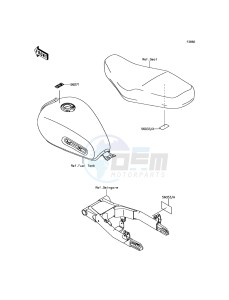 W800 EJ800AFFA GB XX (EU ME A(FRICA) drawing Labels