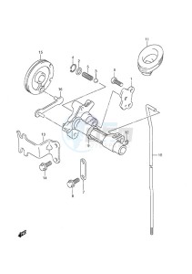 DF 9.9A drawing Clutch Rod Non-Remote Control