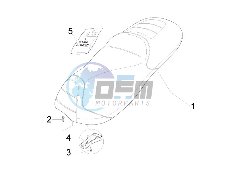 Saddle seats - Tool roll