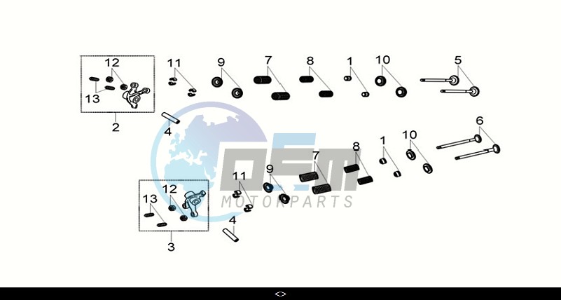 IN-EX. VALVE ROCKER ARM