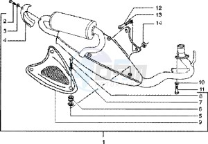 Zip 50 SP Euro 2 drawing Silencer