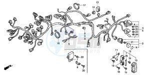 ST1100A drawing WIRE HARNESS (ST1100A)