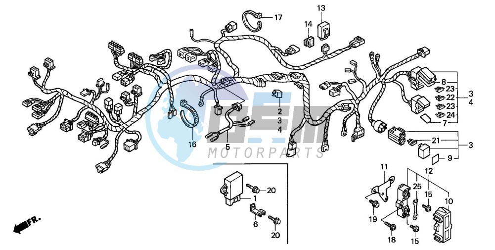 WIRE HARNESS (ST1100A)