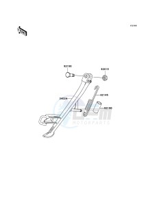 Z1000 ZR1000-A3H FR GB XX (EU ME A(FRICA) drawing Stand(s)