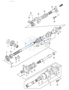 LT-A500F (E24) drawing SECONDARY DRIVE