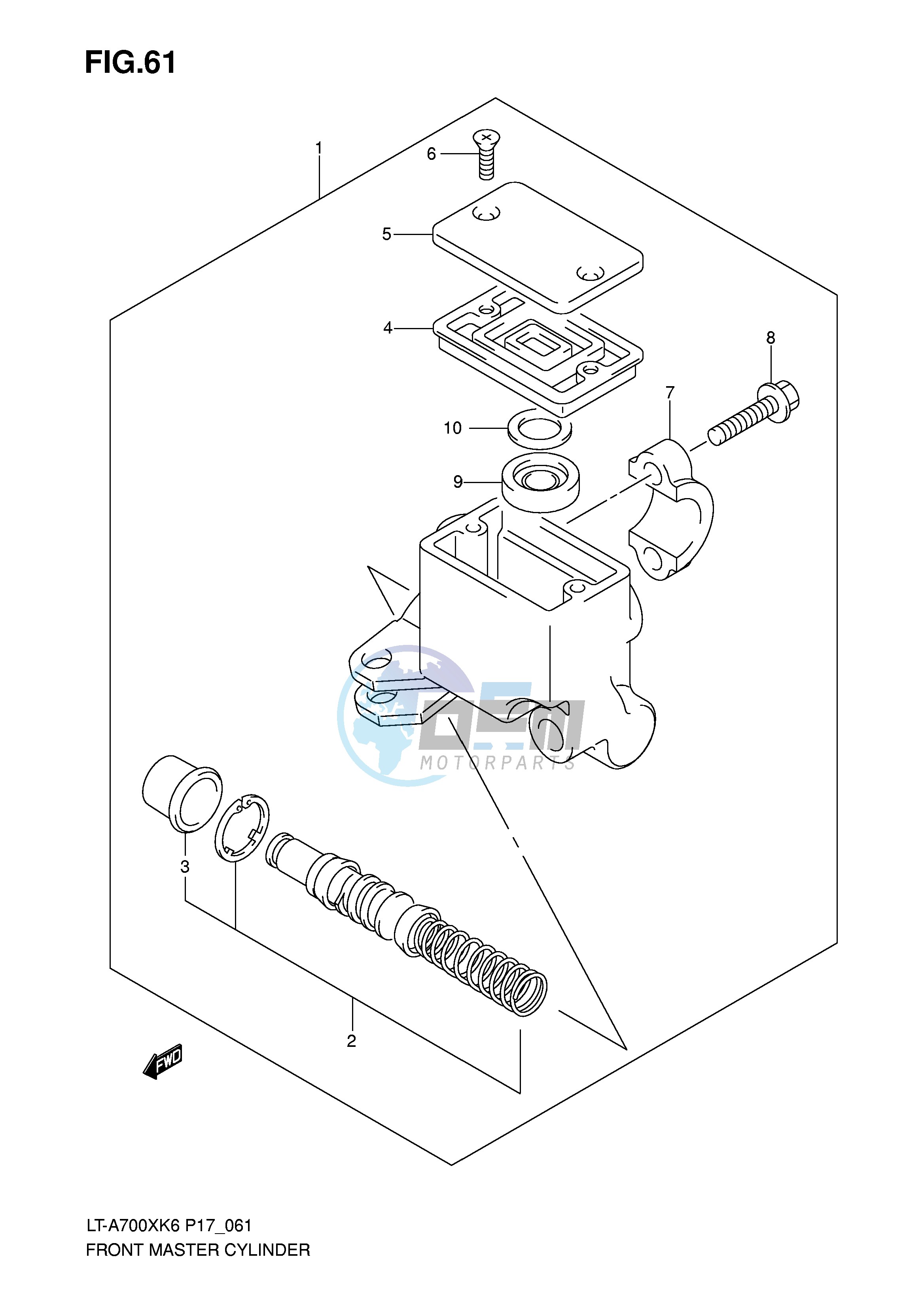 FRONT MASTER CYLINDER