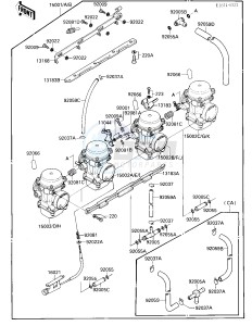 ZX 750 F [NINJA 750R] (F1-F3) [NINJA 750R] drawing CARBURETOR