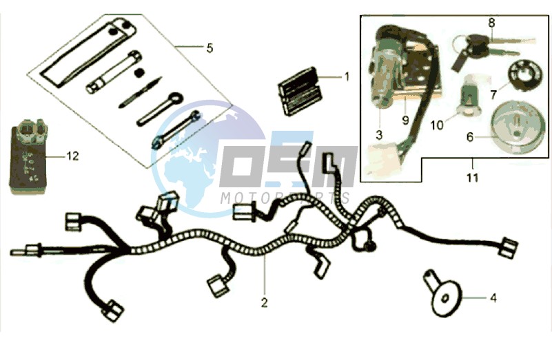 WIRING HARNASS - ELECTRONIC PARTS - TOOLKIT