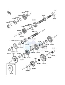 ZZR1400_ABS ZX1400FEF FR GB XX (EU ME A(FRICA) drawing Transmission