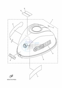 F2-5BMHL drawing TOP-COWLING