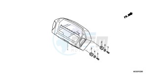 NC700XDC drawing METER