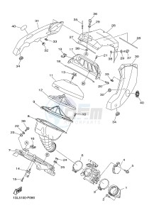 YZ450F (1SL5 1SL6 1SL7 1SL8) drawing INTAKE