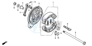 NV750C2 drawing REAR BRAKE PANEL