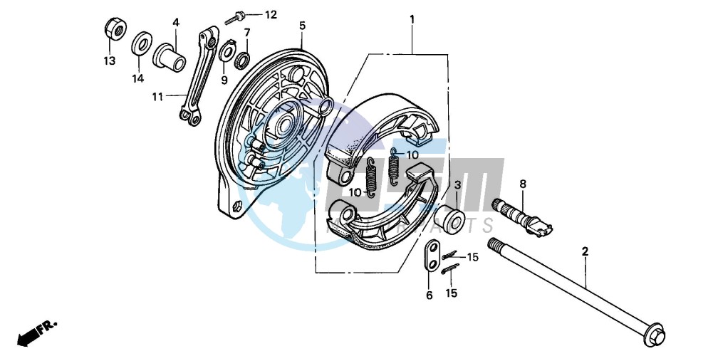 REAR BRAKE PANEL