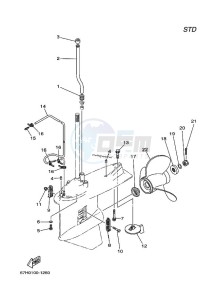 Z150P drawing LOWER-CASING-x-DRIVE-2