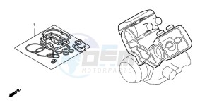 VF750C drawing GASKET KIT A