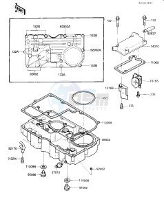 ZX 1000 B [NINJA ZX-10] (B1-B2) [NINJA ZX-10] drawing BREATHER COVER_OIL PAN